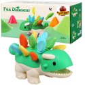 SORTER UKŁADANKA DINOZAUR MONTESSORI KOLORY S2055A