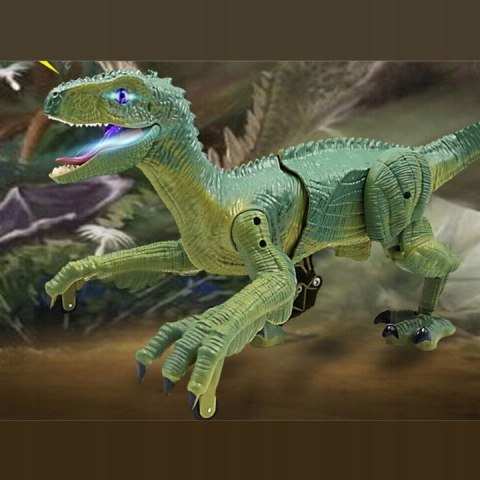 DINOZAUR VELOCIRAPTOR ZDALNIE STEROWANY PILOT PORT USB DŹWIĘKI QX020 DINOZAUR VELOCIRAPTOR ZDALNIE STEROWANY PILOT PORT USB DŹWIĘKI QX020