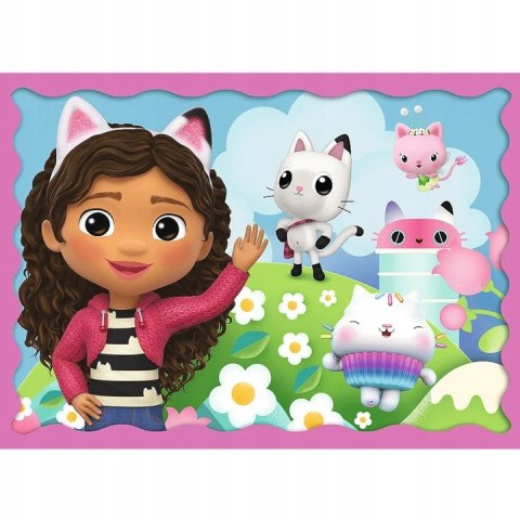 KOCI DOMEK GABI PUZZLE GABI KOTKI 4W1 4+ TREFL 34620 KOCI DOMEK GABI PUZZLE GABI KOTKI 4W1 4+ TREFL 34620