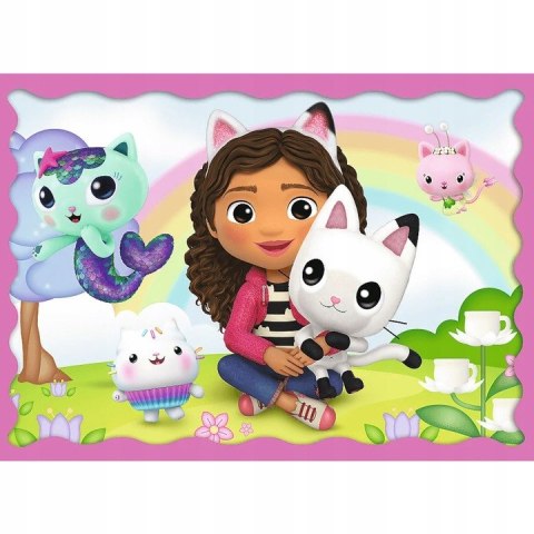 KOCI DOMEK GABI PUZZLE GABI KOTKI 4W1 4+ TREFL 34620 KOCI DOMEK GABI PUZZLE GABI KOTKI 4W1 4+ TREFL 34620