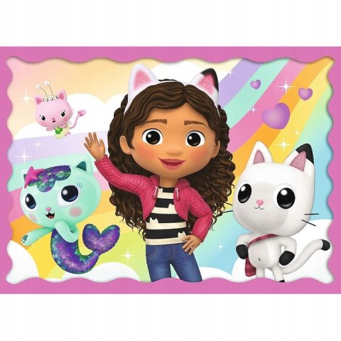 KOCI DOMEK GABI PUZZLE GABI KOTKI 4W1 4+ TREFL 34620 KOCI DOMEK GABI PUZZLE GABI KOTKI 4W1 4+ TREFL 34620