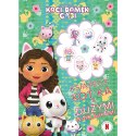 KSIĄŻECZ-KOT-KA Z DUŻYMI NAKLEJKAMI KOLOROWANKA KOCI DOMEK GABI TREFL 97641