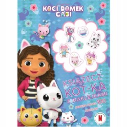 KSIĄŻECZ-KOT-KA Z NAKLEJKAMI KOLOROWANKA KOCI DOMEK GABI TREFL KS97238