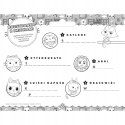 KSIĄŻKA NOTES ŁAMIGŁÓWKI KOCI DOMEK GABI NAKLEJKI KOLOROWANKI TREFL KS97610