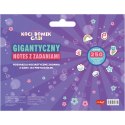 KSIĄŻKA NOTES ŁAMIGŁÓWKI KOCI DOMEK GABI NAKLEJKI KOLOROWANKI TREFL KS97610