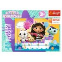 PUZZLE 20 MINIMAXI KOCI DOMEK GABI NA ŁODZI 20 ELEMENTÓW 3+ TREFL 21159