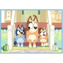PUZZLE 4W1 BLUEY I JEGO ŚWIAT 3+ TREFL 34637