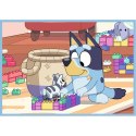 PUZZLE 4W1 BLUEY I JEGO ŚWIAT 3+ TREFL 34637