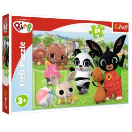 PUZZLE BING MAXI 24 EL. BING ZABAWA W PARKU TREFL 14306