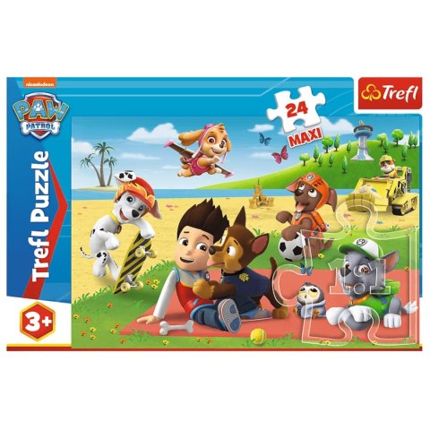 PUZZLE PSI PATROL TREFL MAXI 24 EL. ZABAWA NA KOCU 14346 PUZZLE PSI PATROL TREFL MAXI 24 EL. ZABAWA NA KOCU 14346