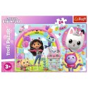 PUZZLE TREFL MAXI 24 ELEMENTÓW KOCI DOMEK GABI WESOŁA GABI 14353