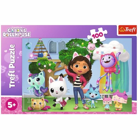 PUZZLE TREFL KOCI DOMEK GABI 100 EL. 16464 PUZZLE TREFL KOCI DOMEK GABI 100 EL. 16464