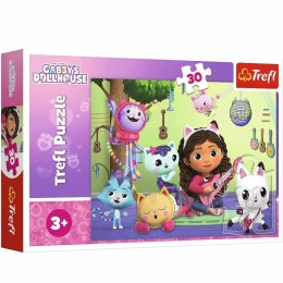 PUZZLE TREFL KOCI DOMEK GABI 30 EL. GABI I JEJ UROCZY DOMEK 18301