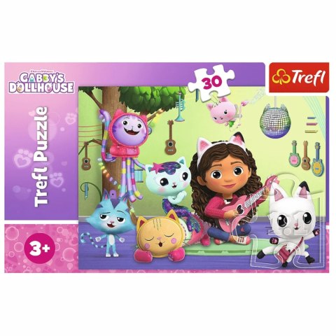 PUZZLE TREFL KOCI DOMEK GABI 30 EL. GABI I JEJ UROCZY DOMEK 18301 PUZZLE TREFL KOCI DOMEK GABI 30 EL. GABI I JEJ UROCZY DOMEK 18301