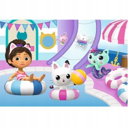 PUZZLE TREFL KOCI DOMEK GABI 60 EL. GABI NA BASENIE 17393