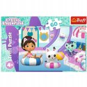 PUZZLE TREFL KOCI DOMEK GABI 60 EL. GABI NA BASENIE 17393