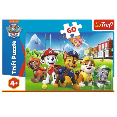 PUZZLE TREFL PSI PATROL 60 EL. PSI PATROL NA POLANIE 17375 PUZZLE TREFL PSI PATROL 60 EL. PSI PATROL NA POLANIE 17375