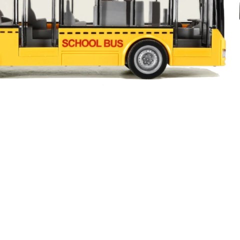 DUŻY SZKOLNY AUTOBUS OTWIERANE DRZWI DŹWIĘKI ŚWIATŁA 1:16 3+ WY910A DUŻY SZKOLNY AUTOBUS OTWIERANE DRZWI DŹWIĘKI ŚWIATŁA 1:16 3+ WY910A