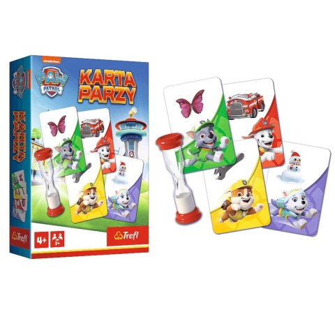 GRA PODRÓŻNA KARTA PARZY PSI PATROL TREFL 56 KART 4+ 02691 GRA PODRÓŻNA KARTA PARZY PSI PATROL TREFL 56 KART 4+ 02691