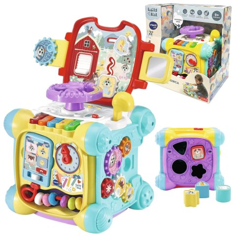 KOSTKA MAŁEGO RAJDOWCA INTERAKTYWNA EDUKACYJNA 9M+ VTECH TREFL 61957 KOSTKA MAŁEGO RAJDOWCA INTERAKTYWNA EDUKACYJNA 9M+ VTECH TREFL 61957