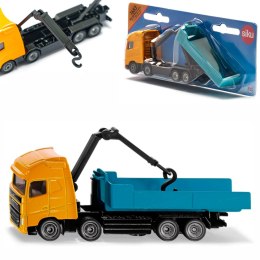 SIKU CIĘŻARÓWKA VOLVO HDS WYWROTKA Z DŹWIGIEM MODEL METAL S1683