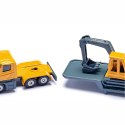 SIKU LAWETA Z KOPARKĄ CIĘŻARÓWKA MODEL METAL S1611