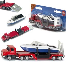 SIKU LAWETA Z ŁODZIĄ CIĘŻARÓWKA METAL MODEL S1613