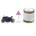 SIKU MOTOR DUCATI PANIGALE 1299 Z TAŚMĄ JEZDNIA MODEL METAL S1601