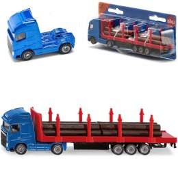 SIKU SAMOCHÓD CIĘŻAROWY DO TRANSPORTU DREWNA SKALA 1:87 MODEL METAL S1659