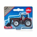 SIKU TRAKTOR MASSEY FERGUSON Z PRZEDNIĄ ŁADOWARKĄ METAL MODEL S1484