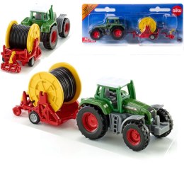 SIKU TRAKTOR Z DESZCZOWNICĄ SZPULOWĄ MODEL METAL S1677