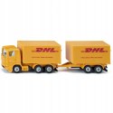 SIKU CIĘŻARÓWKA PRZYCZEPĄ DHL KURIER MODEL METAL SKALA S1694