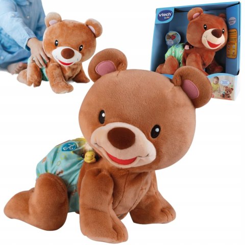 RACZKUJĄCY MIŚ TUPTUŚ INTERAKTYWNY ZABAWKA MASKOTKA PLUSZAK 9M+ VTECH 60824 RACZKUJĄCY MIŚ TUPTUŚ INTERAKTYWNY ZABAWKA MASKOTKA PLUSZAK 9M+ VTECH 60824