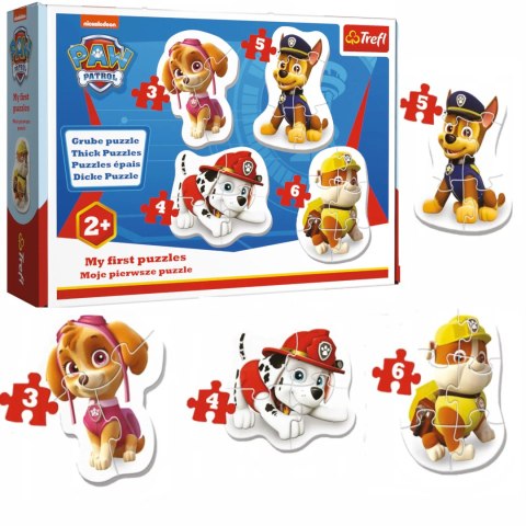 Moje pierwsze puzzle Psi Patrol Baby 2+ Trefl 36087 Moje pierwsze puzzle Psi Patrol Baby 2+ Trefl 36087