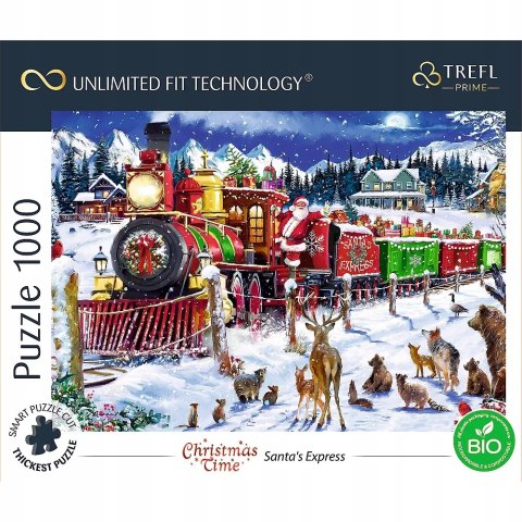 Puzzle Prime 1000 elementów Christmas Time: Santa's Express Trefl 10755 Puzzle Prime 1000 elementów Christmas Time: Santa's Express Trefl 10755