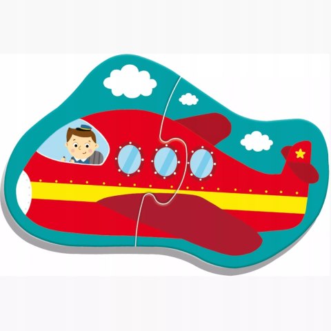 Puzzle Baby Classic pojazdy transportowe 1+ Trefl 36075 Puzzle Baby Classic pojazdy transportowe 1+ Trefl 36075