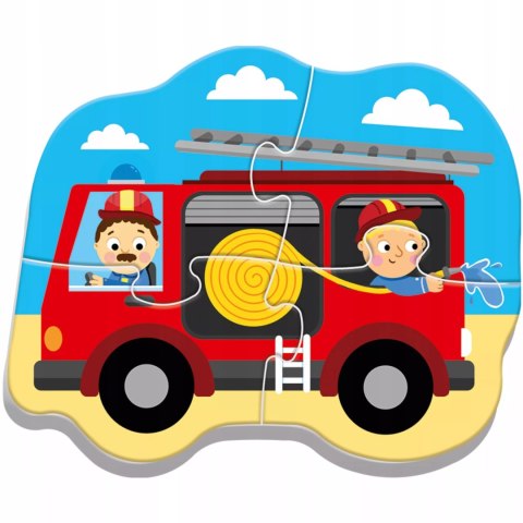 Puzzle Baby pojazdy i zawody 2+ Trefl 36071 Puzzle Baby pojazdy i zawody 2+ Trefl 36071